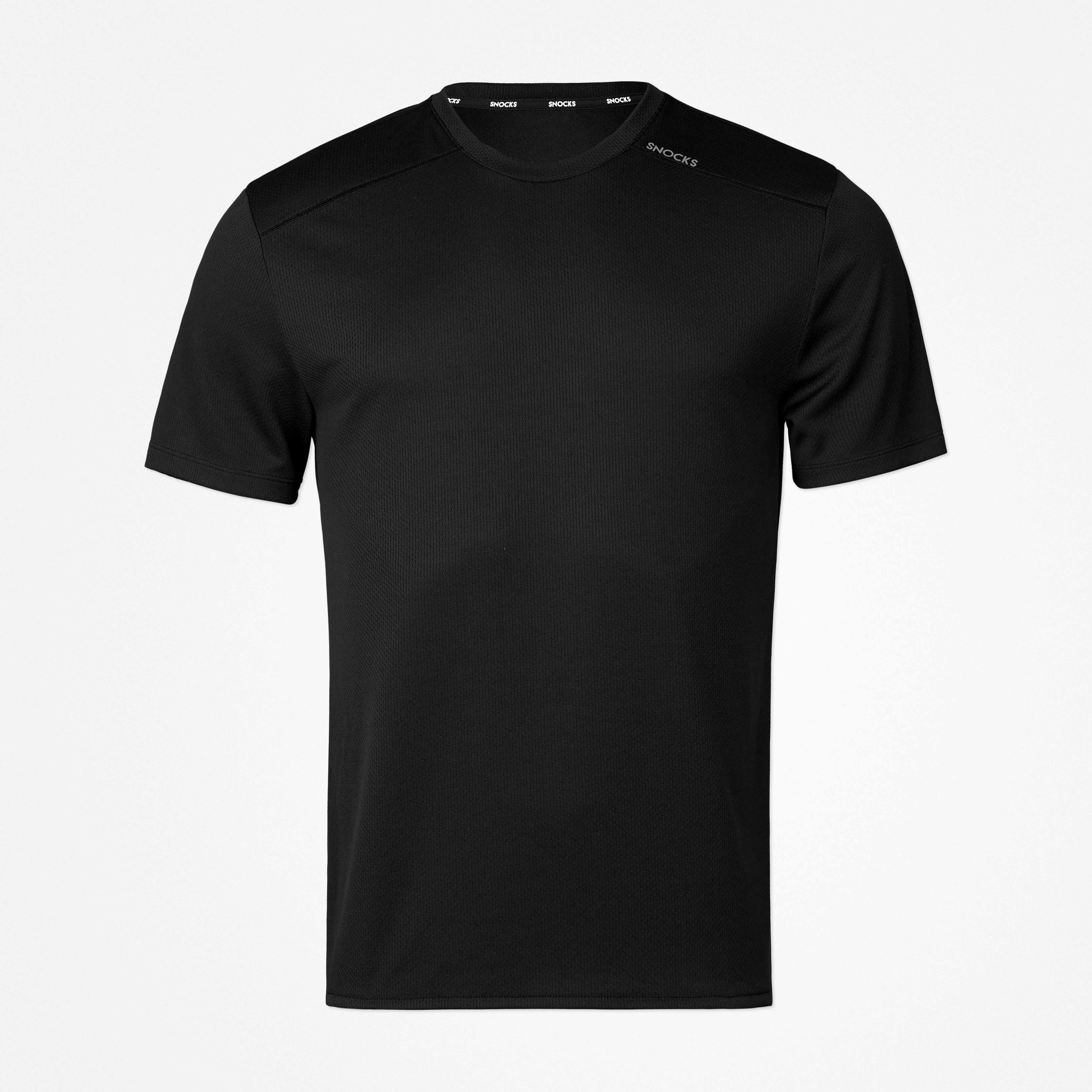 Trainingsshirt Mesh Herren | Schwarz