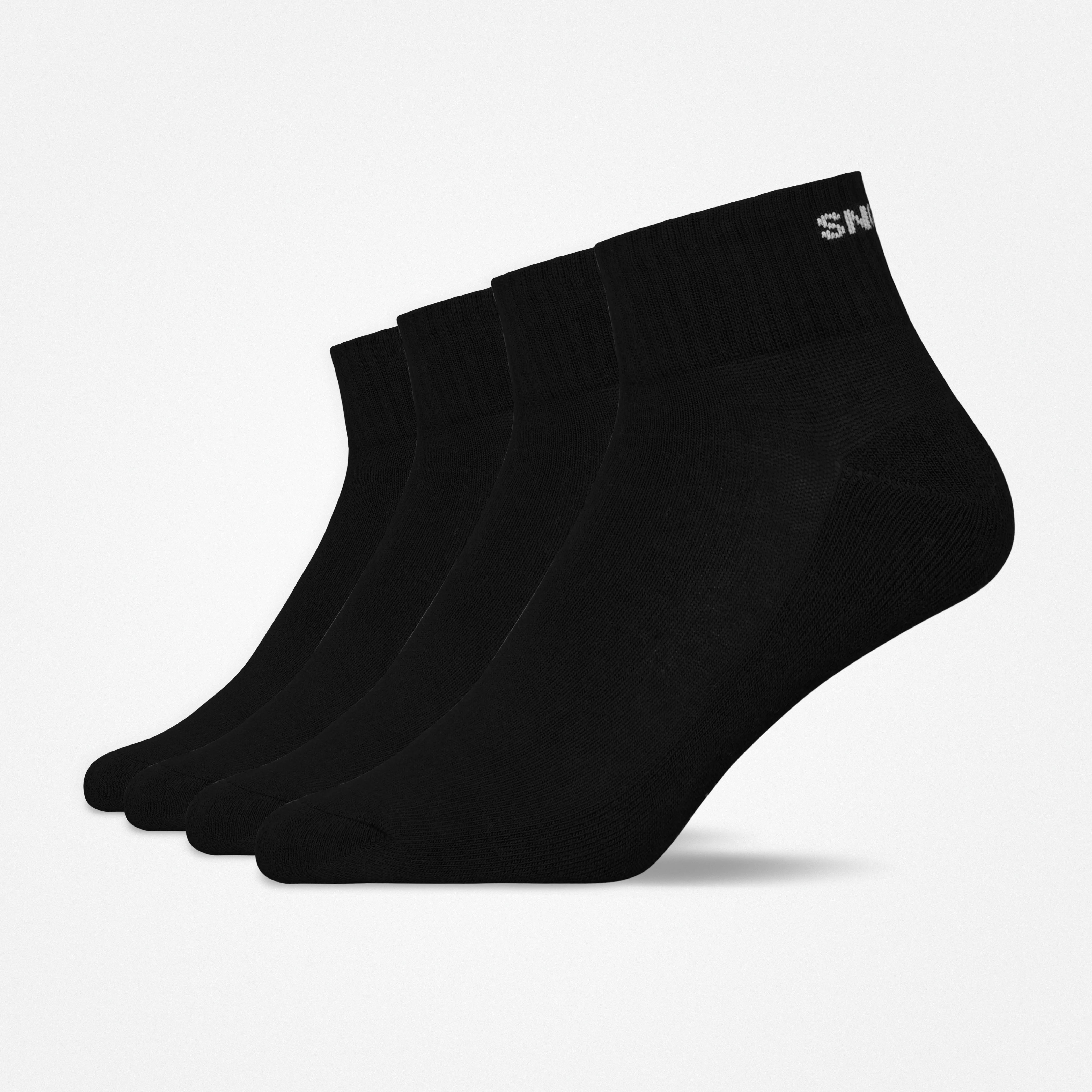 Retro Sneaker Socken | Schwarz (SNOCKS) – 9