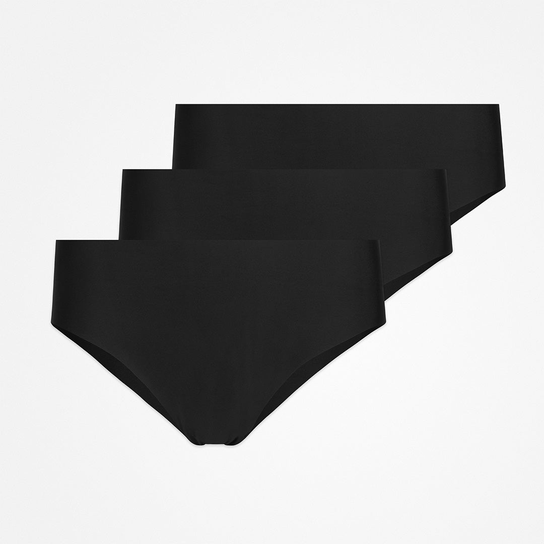 High Waist Hipster Panties Seamless | Schwarz – 12