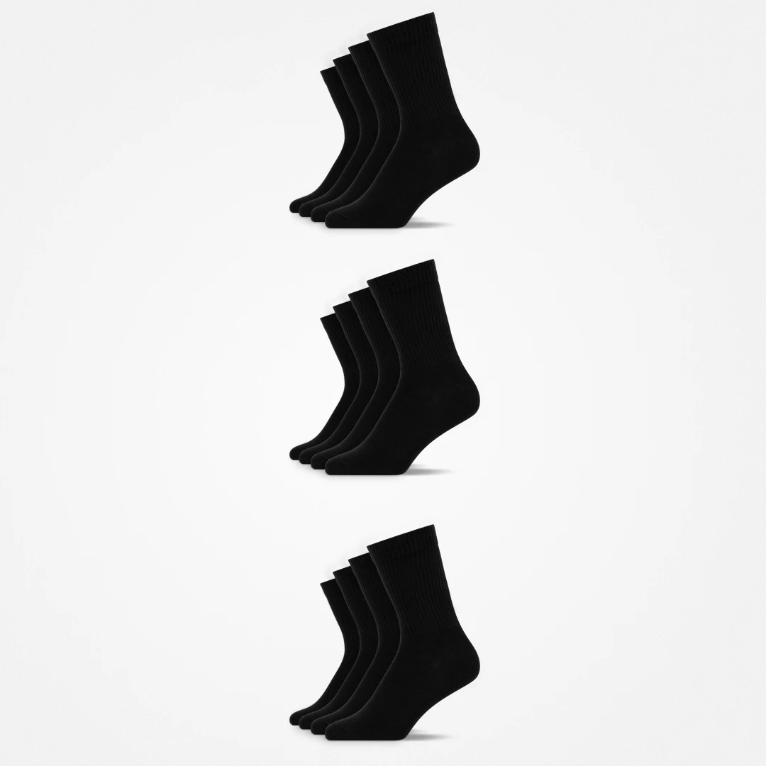 Kinder Tennissocken | Schwarz – 9