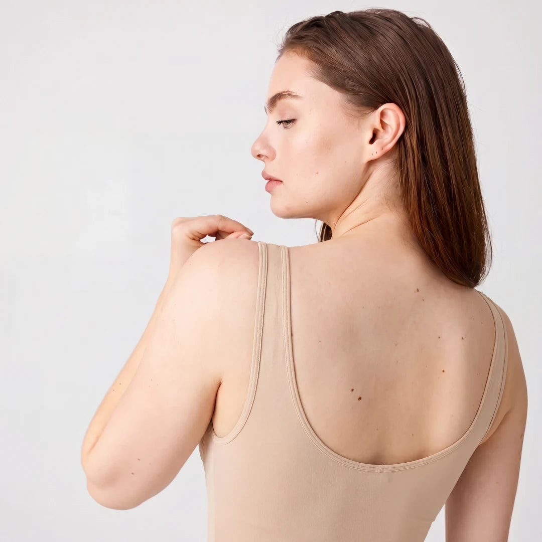 Shaping Body mit breiten Trägern | Beige – 3