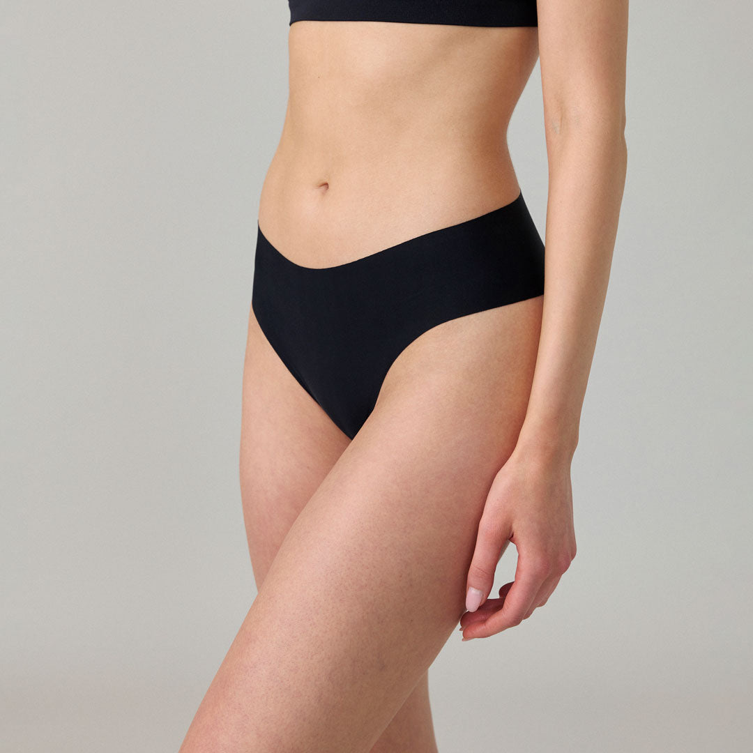 Hipster Panties Seamless | Schwarz – 2