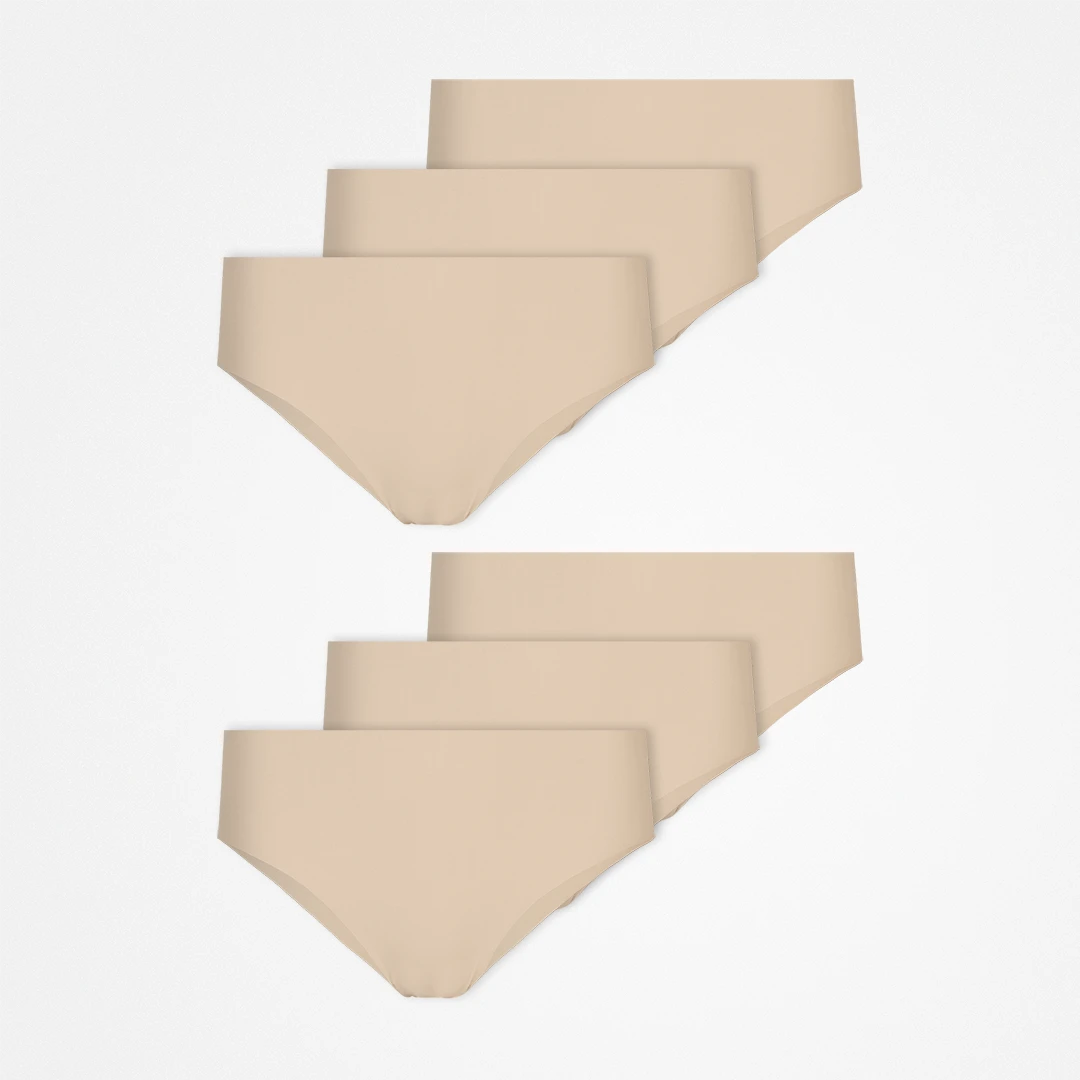High Waist Hipster Panties Seamless | Hellbeige – 13