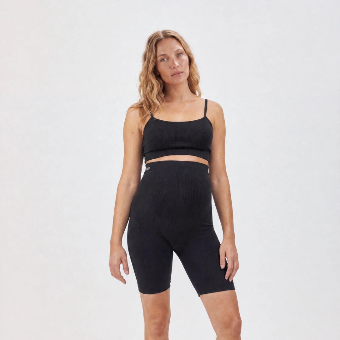 Umstandsshorts Seamless | Schwarz – 3