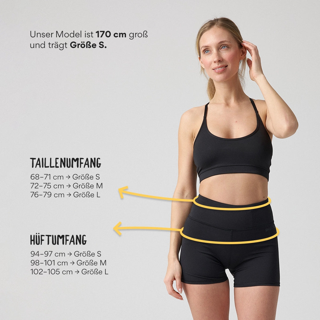 Sport Hot Pants | Schwarz – 10
