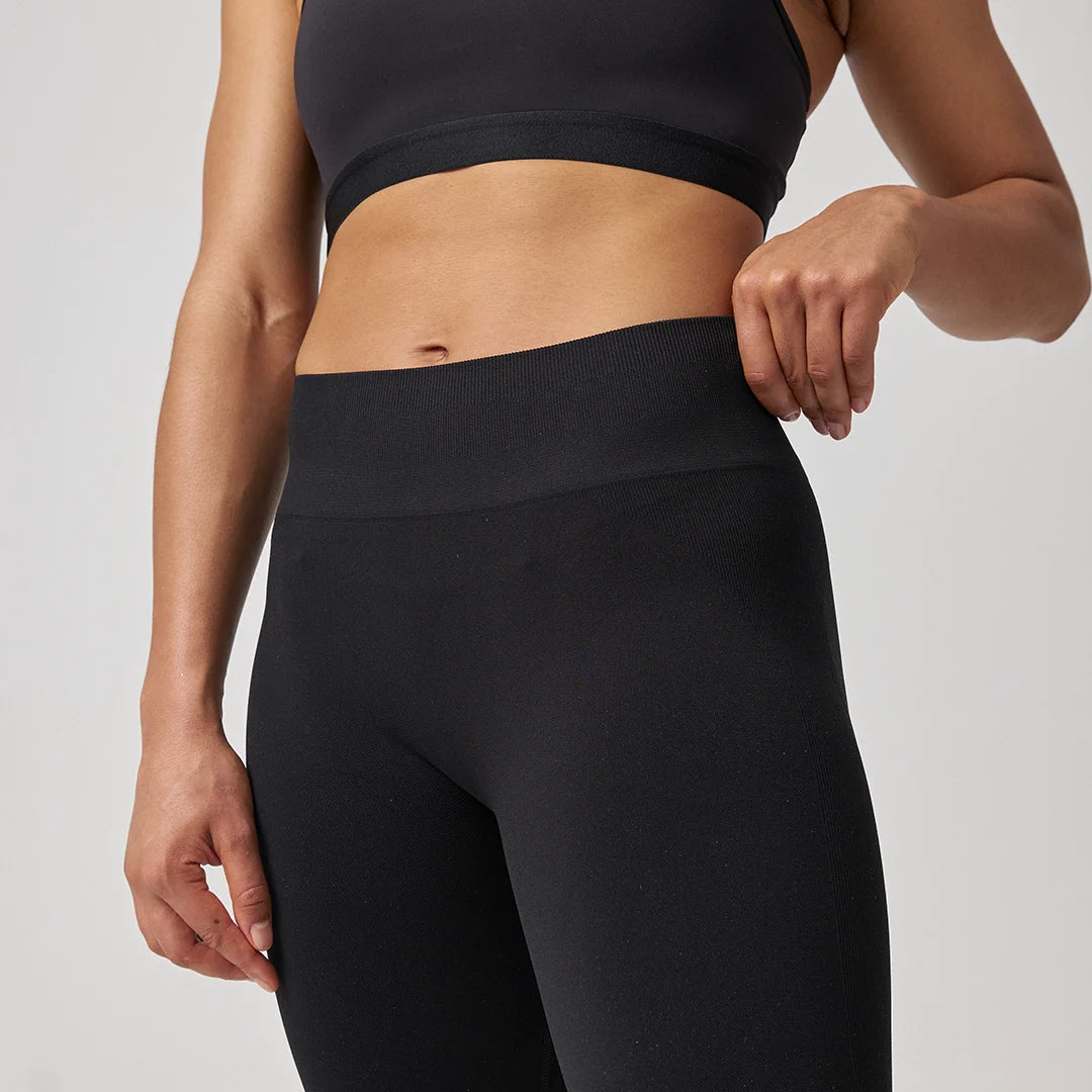 High Waist Leggings Seamless | Schwarz – 7