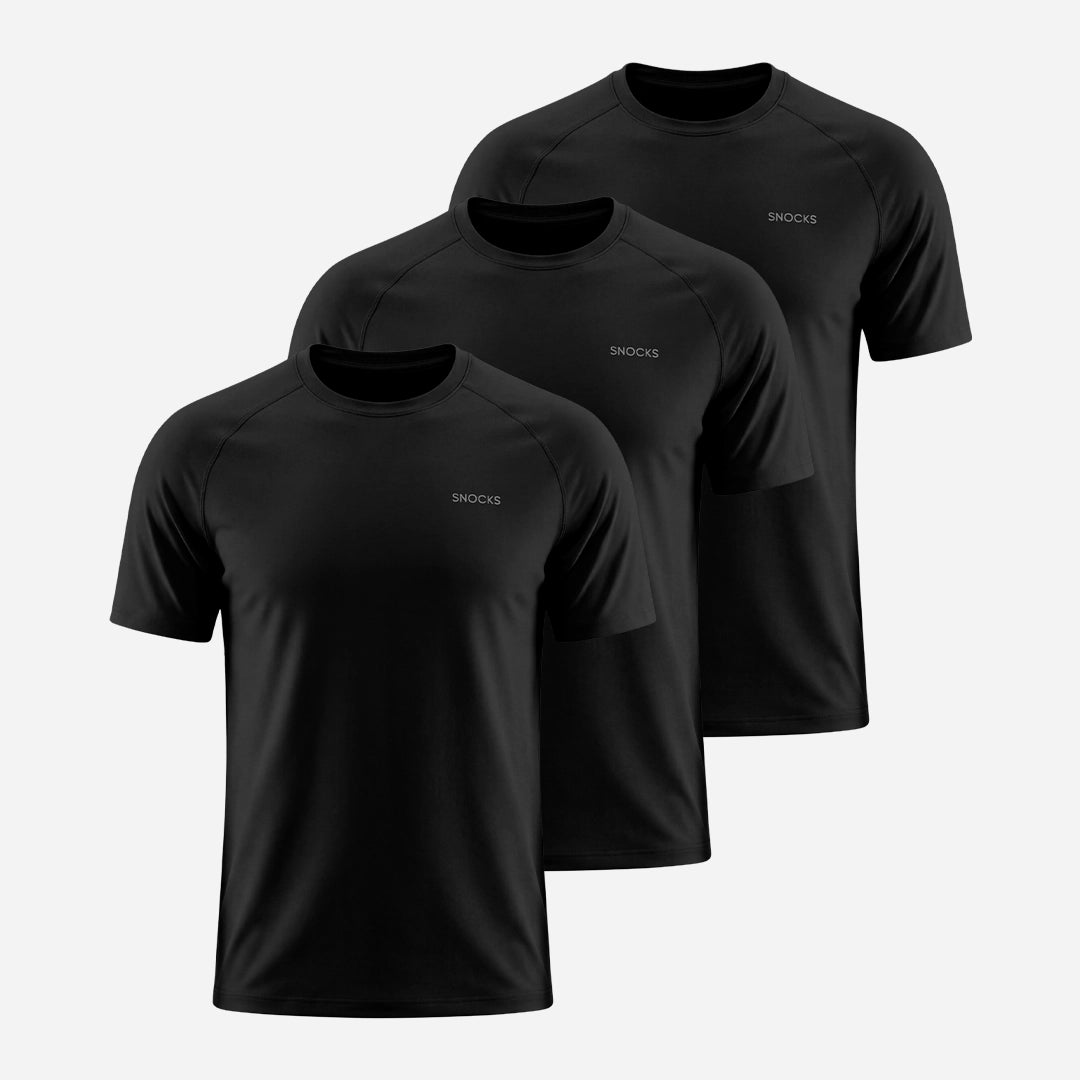 Trainingsshirt Raglan Herren | Schwarz – 11
