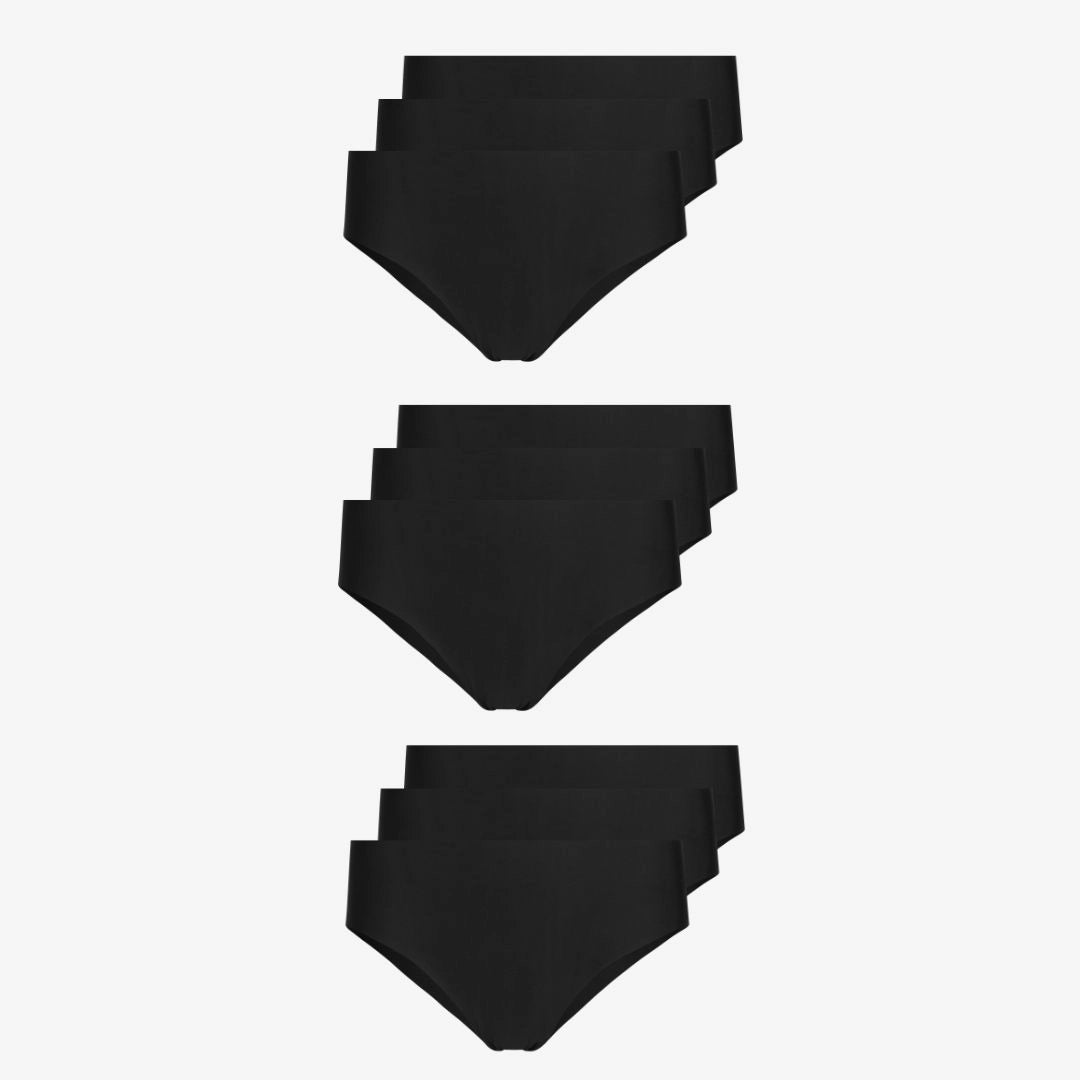 Microfiber High Waist Seamless Hipster | Schwarz – 13