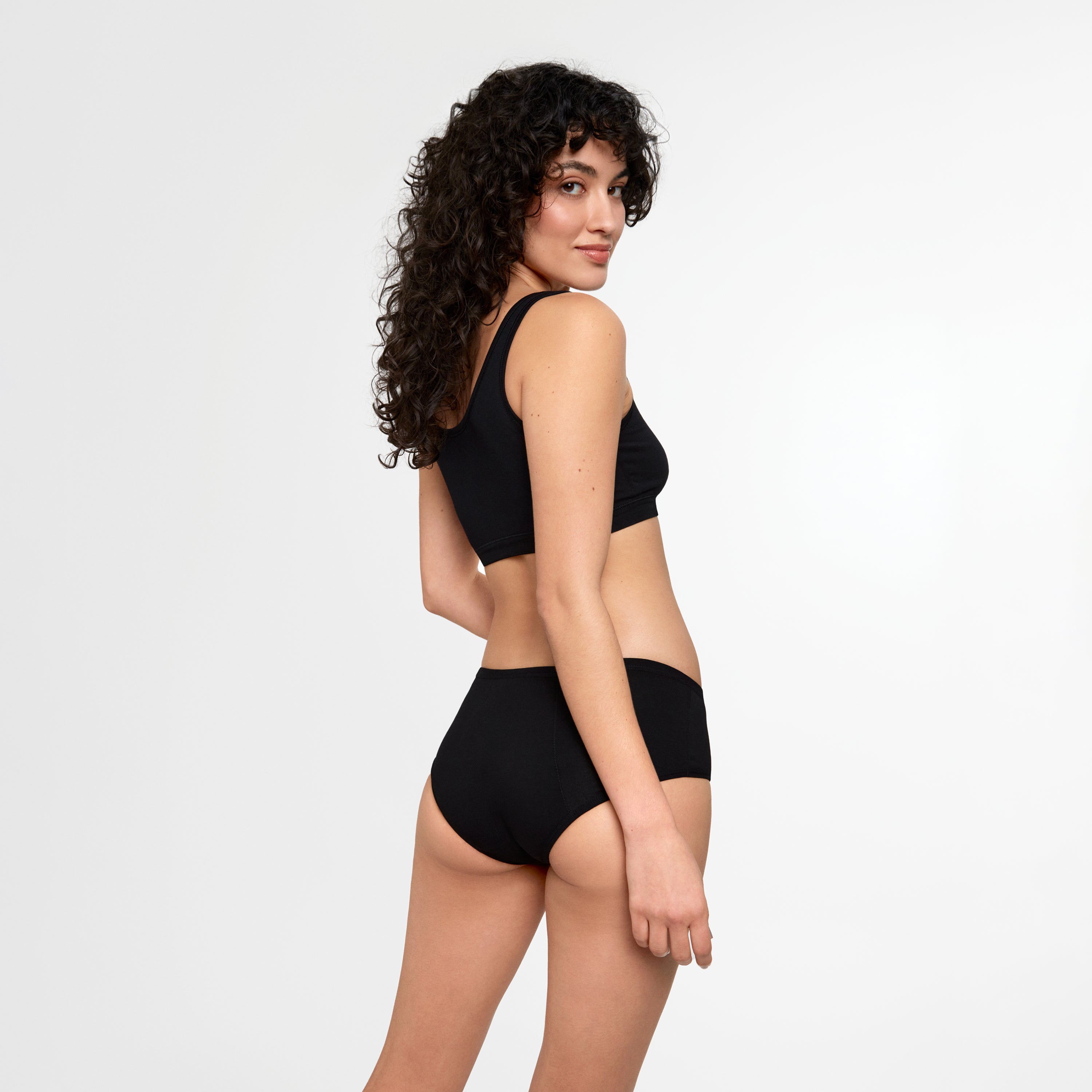 SNOCKS x femtis Period Panty - LENE Hipster | Schwarz – 5