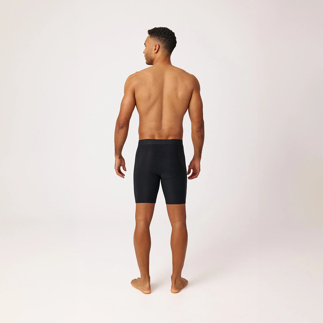 Lange Sport Boxershorts | Schwarz – 3
