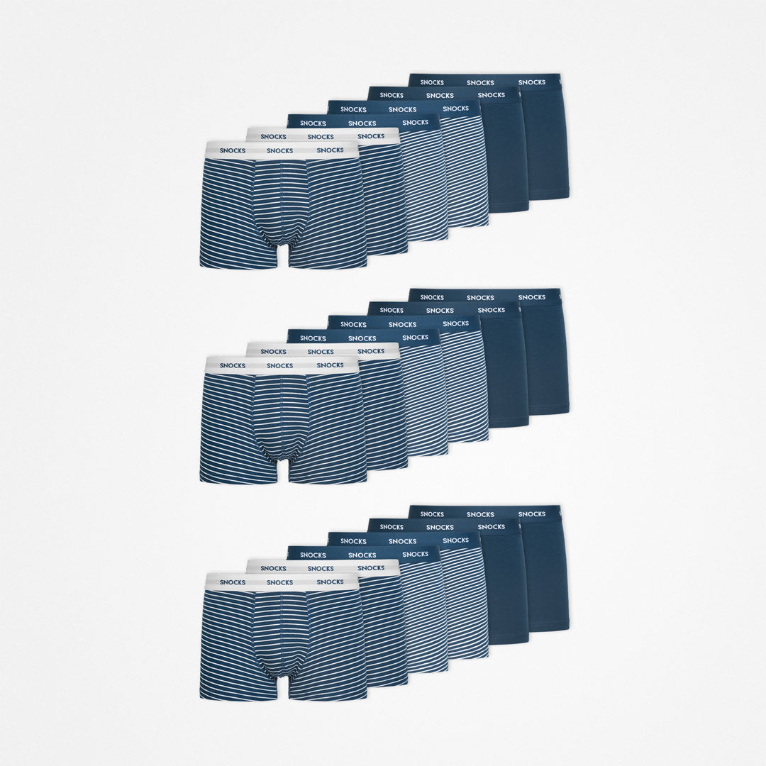 Boxershorts mit Streifen | Blaue Streifen – 9