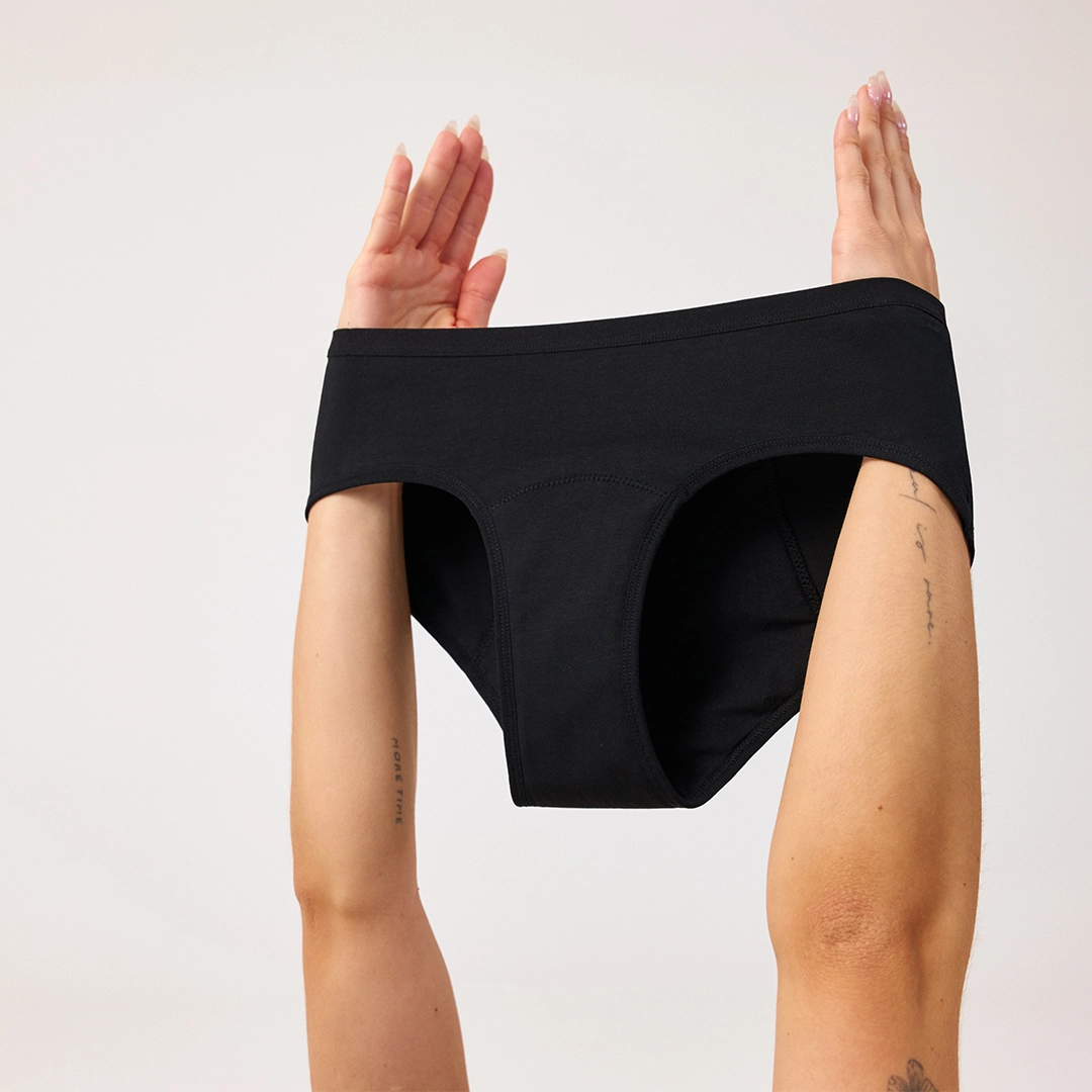 Perioden Hipster Panty STRONG | Schwarz – 5