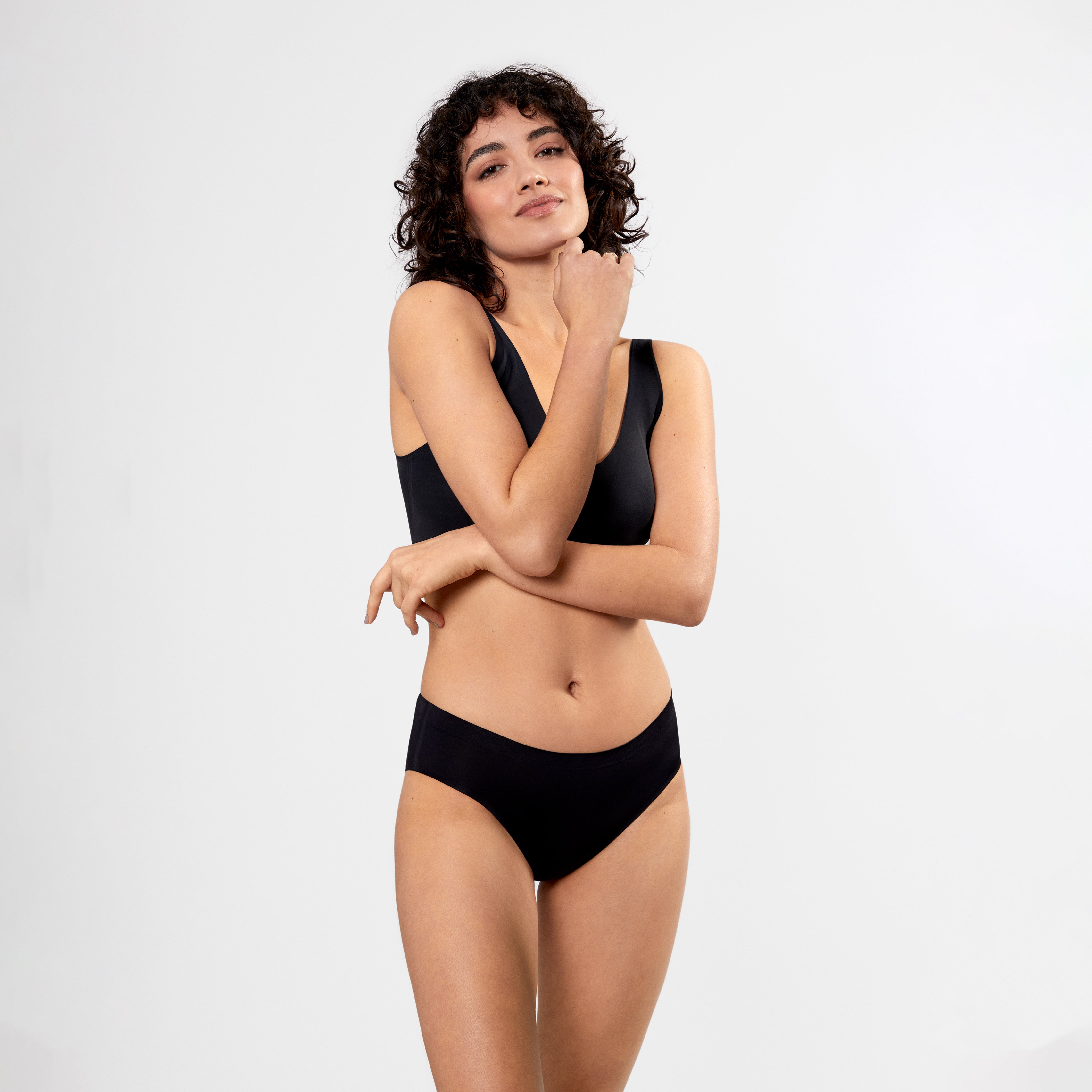 SNOCKS x femtis Period Panty - NOLA Seamless | Schwarz – 2