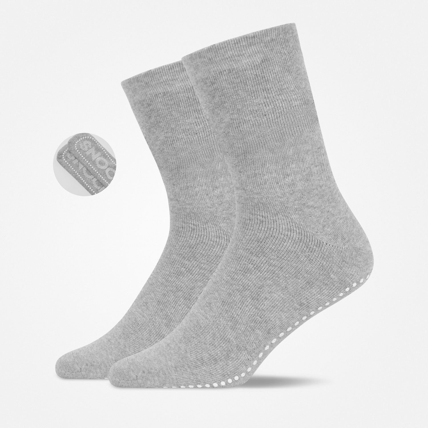 Anti-Rutsch Socken | Grau (SNOCKS) – 8