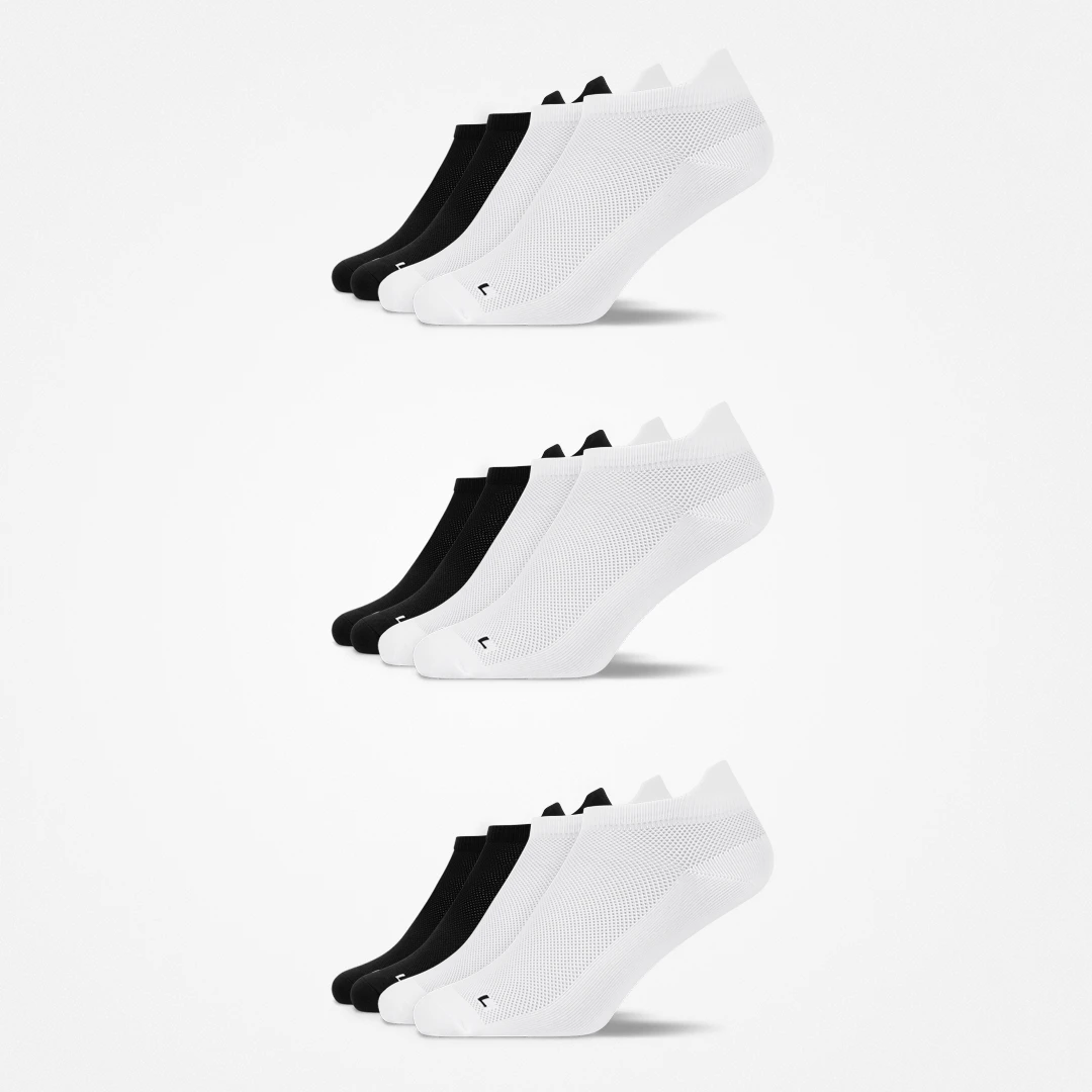 Laufsocken | Schwarz-Weiß – 10