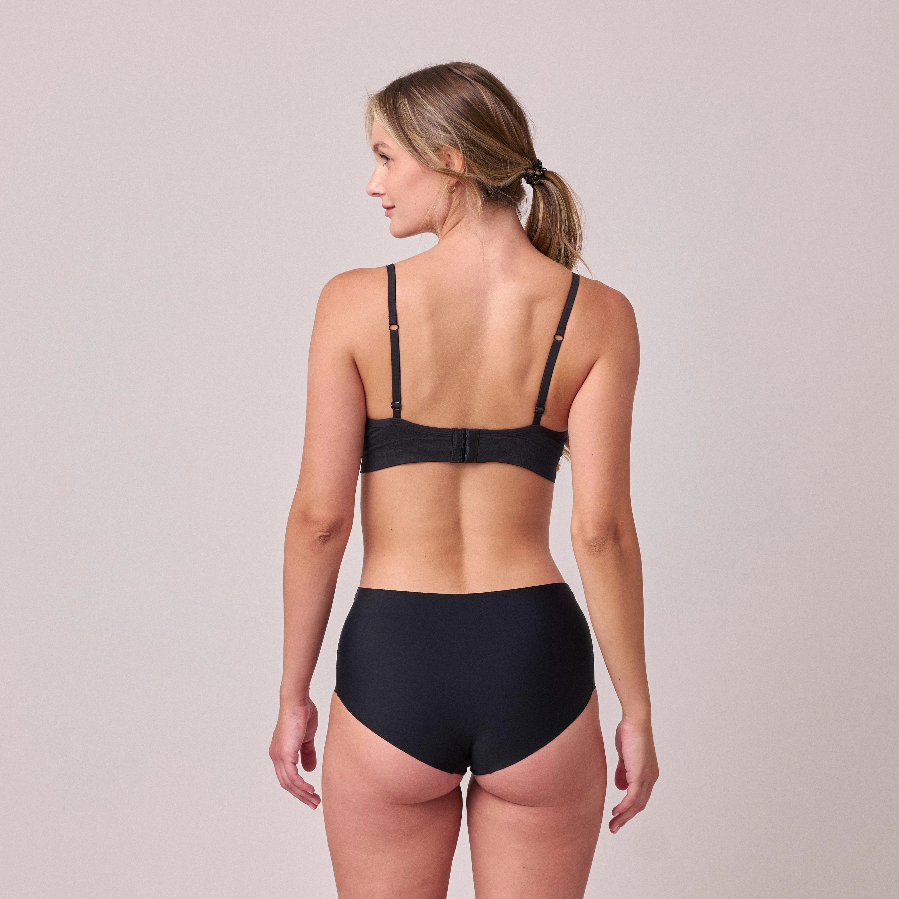 Microfiber High Waist Seamless Hipster | Schwarz – 10