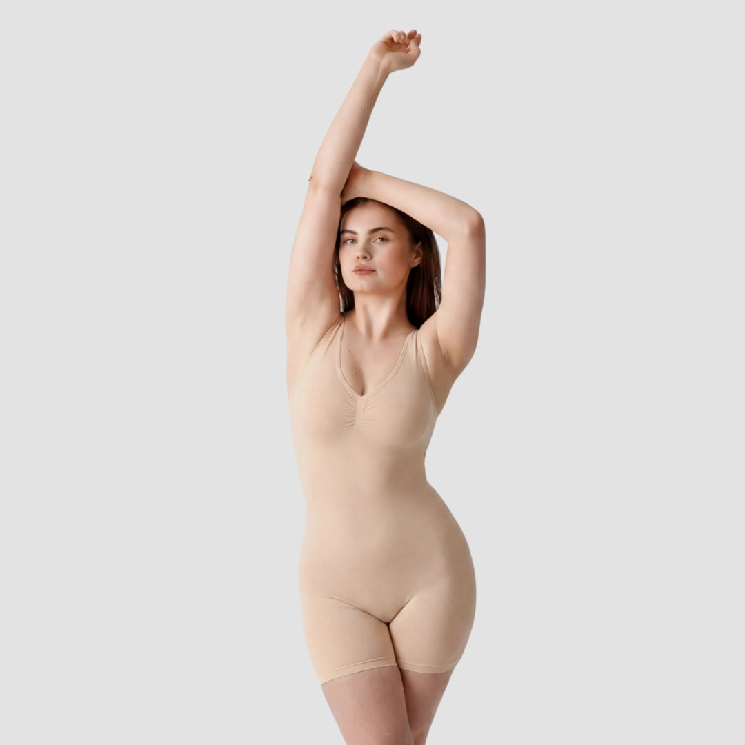 Shaping Bodysuit Shorts | Beige – 9