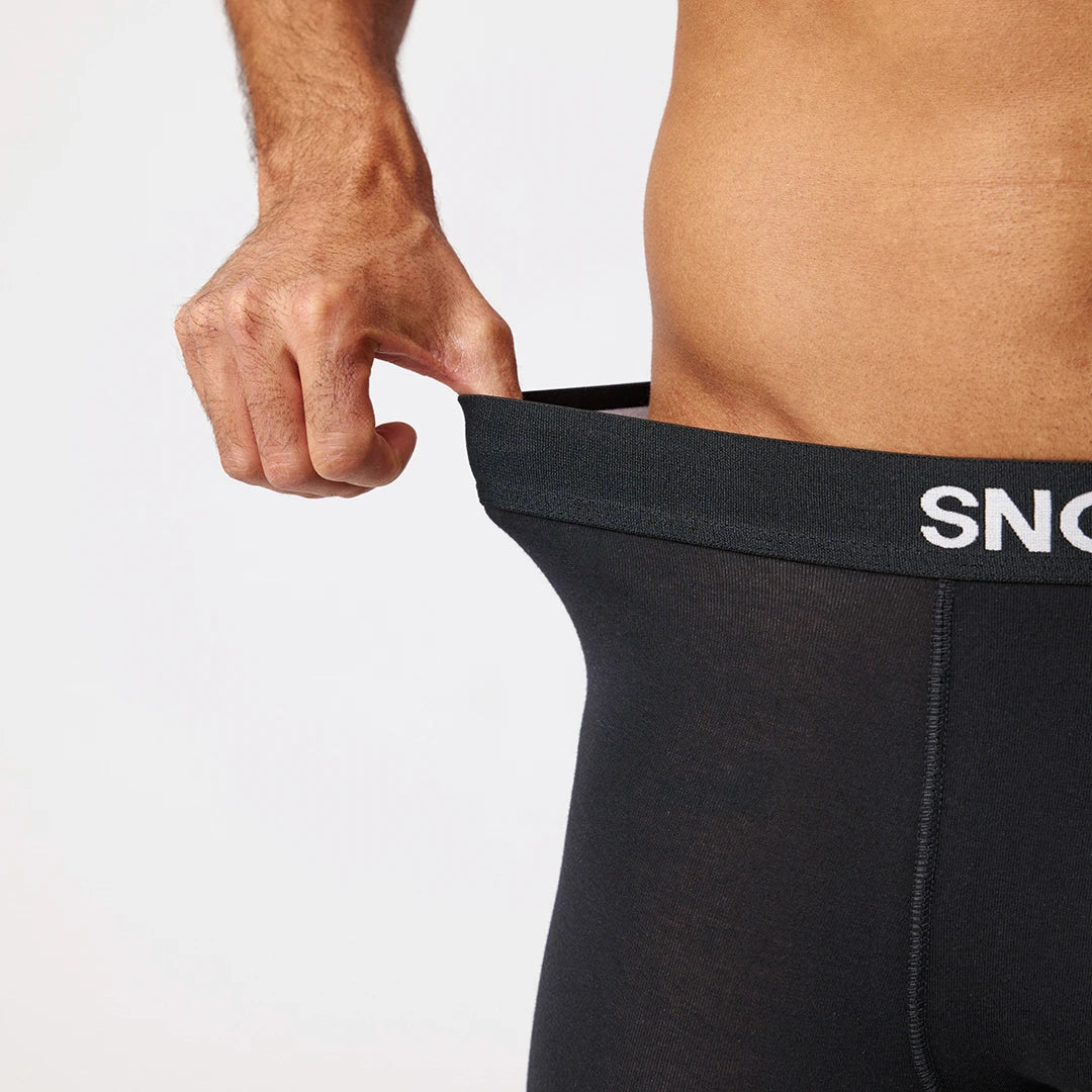 Lange Boxershorts | Schwarz – 2