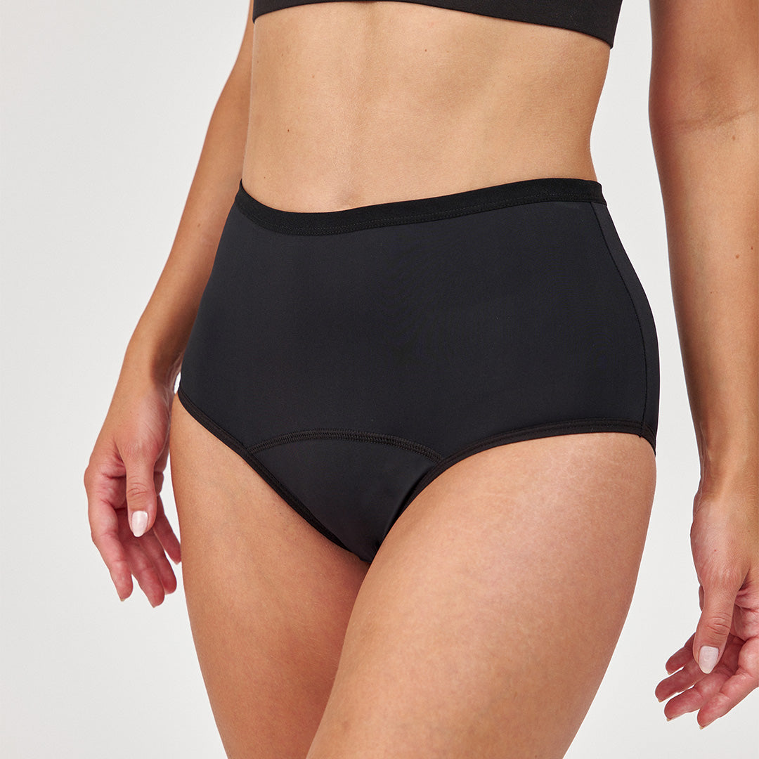 SNOCKS x femtis Period Panty - JULE Highwaist | Schwarz – 4