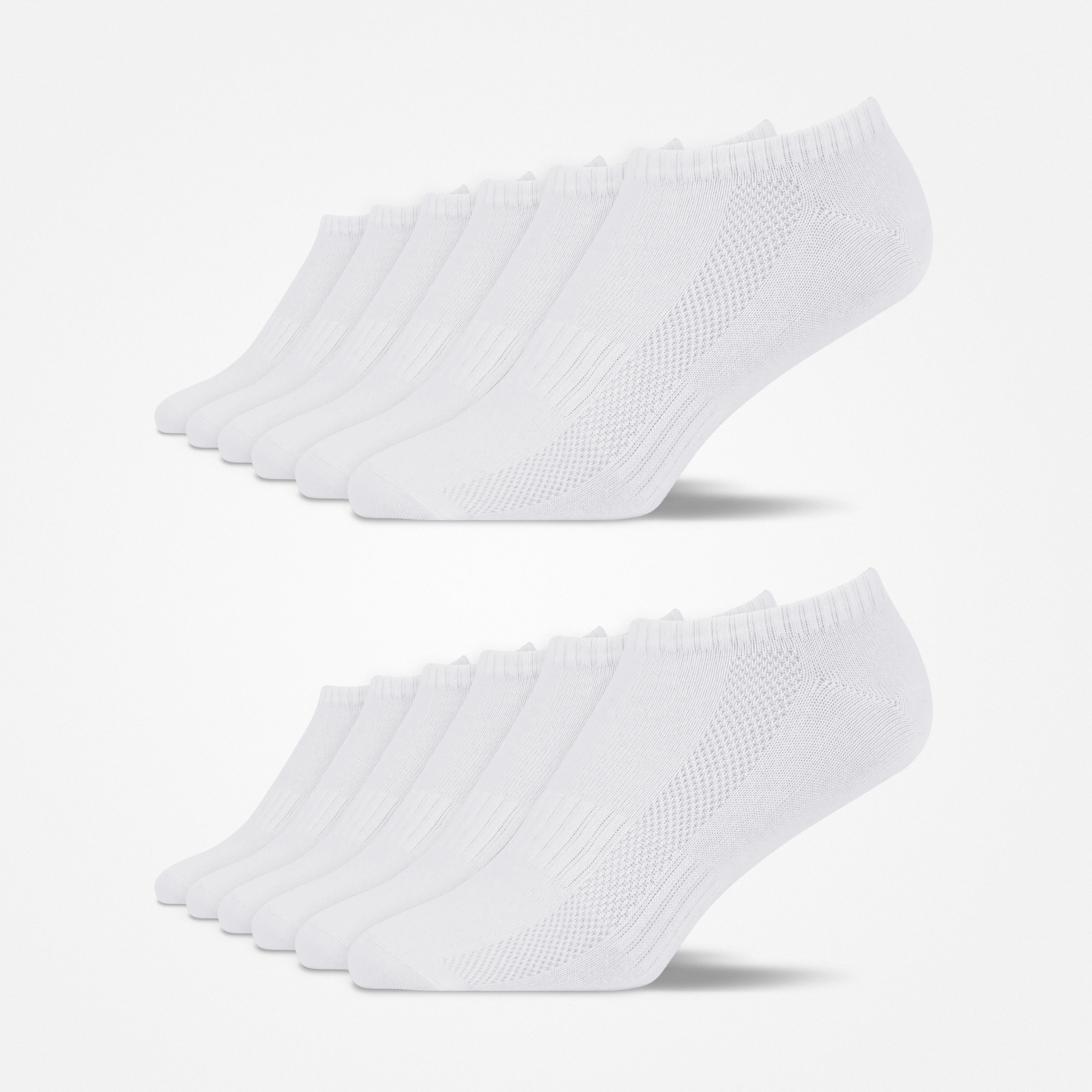 Premium Sneaker Socken | Weiß – 9