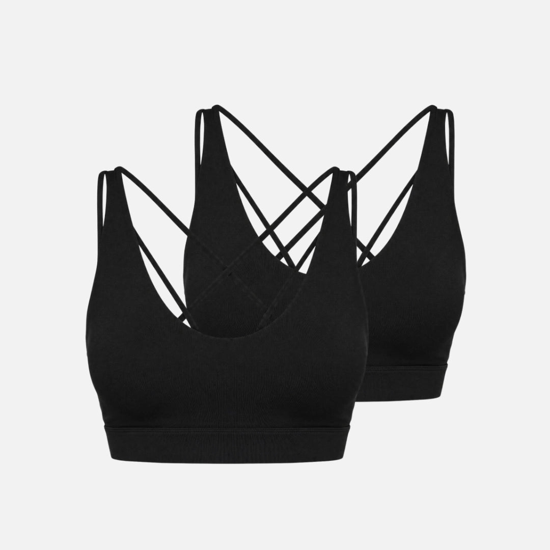 Premium Sport-BH Multi-Strap | Schwarz – 11