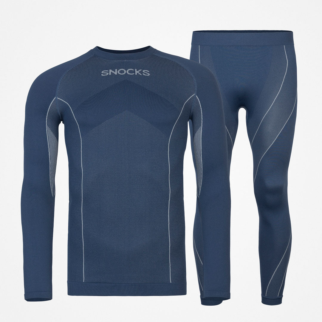 Thermounterwäsche Herren mit Daumenloch | Dunkelblau – 9