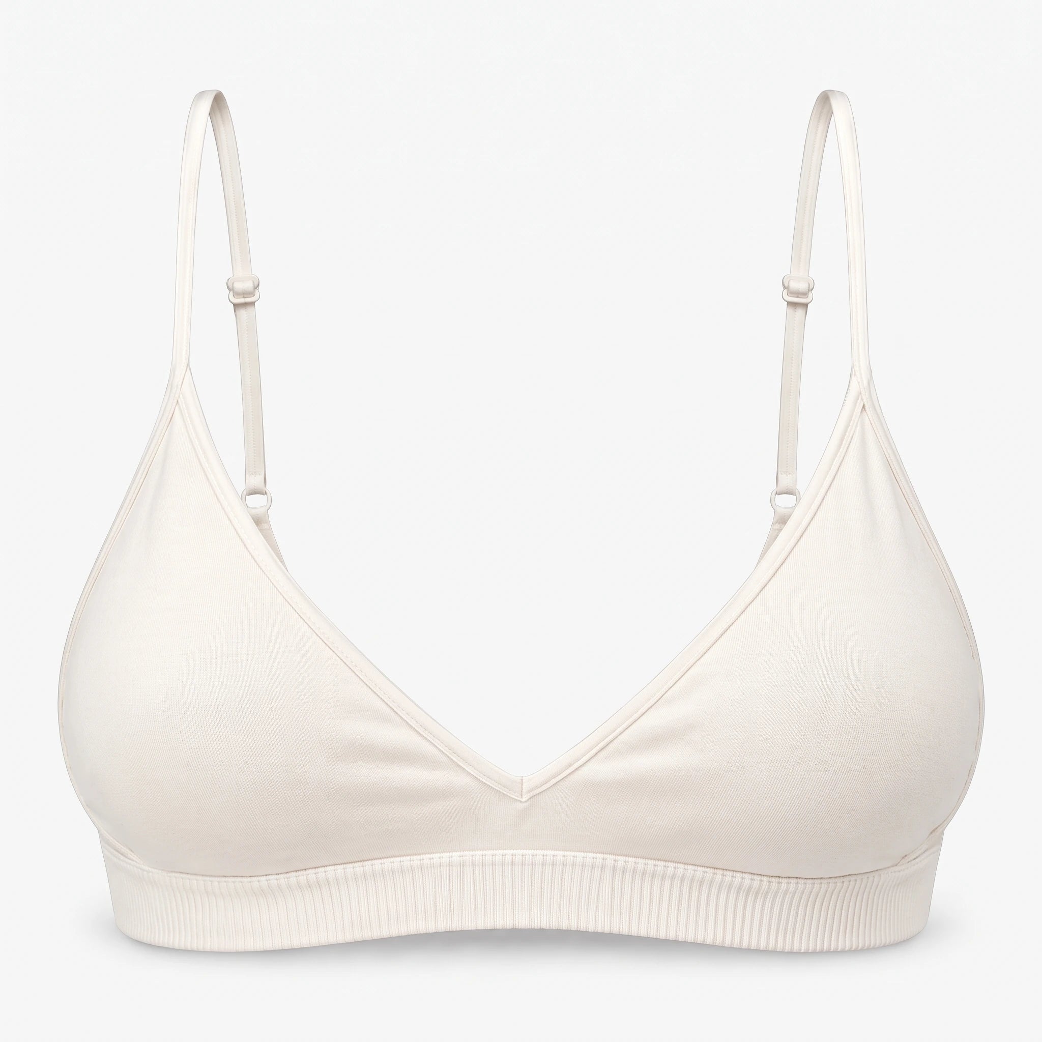 Seamless Triangel Bralette | Cremeweiß