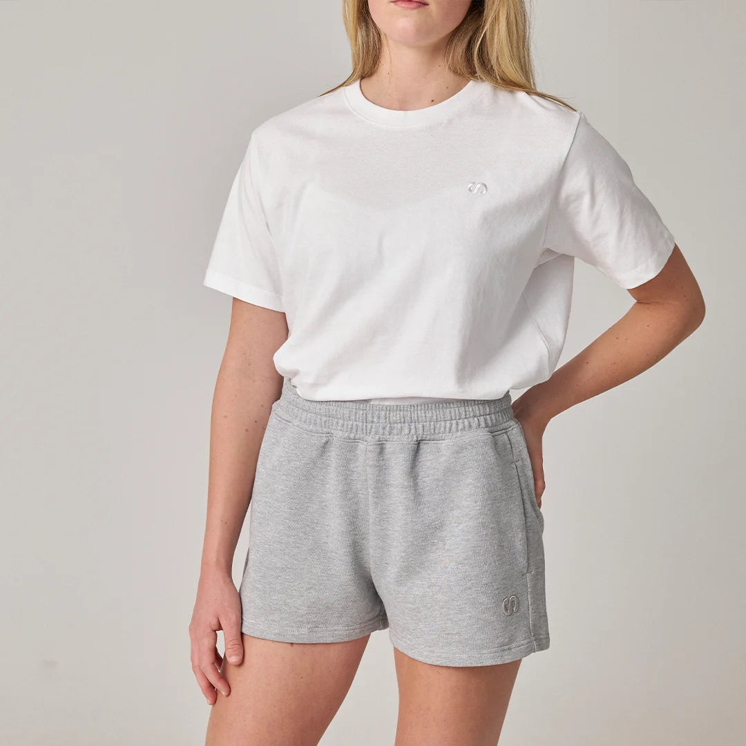 Sweatshorts Damen | Hellgrau – 2