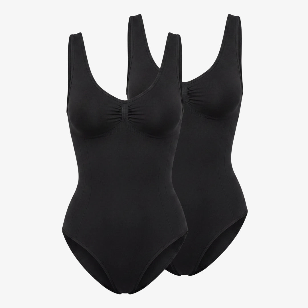 Shaping Body mit breiten Trägern | Schwarz – 10