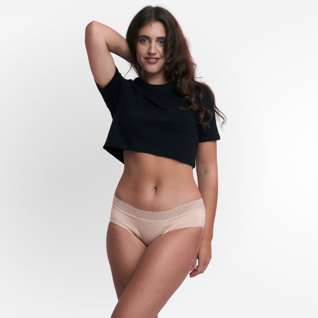 SNOCKS x femtis Period Panty - VIKA Hipster | Karamell – 2