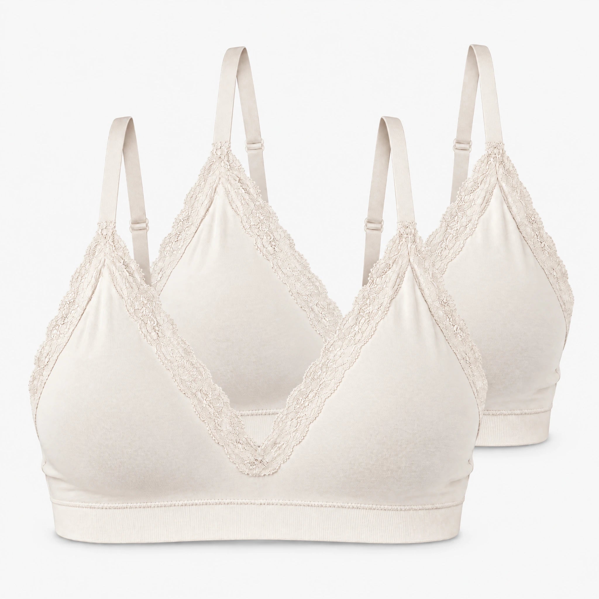 Seamless Spitzen Bralette | Cremeweiß – 13