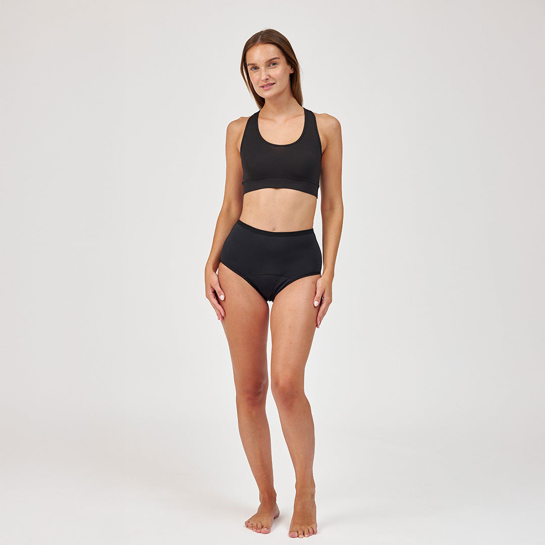 SNOCKS x femtis Period Panty - JULE Highwaist | Schwarz – 2