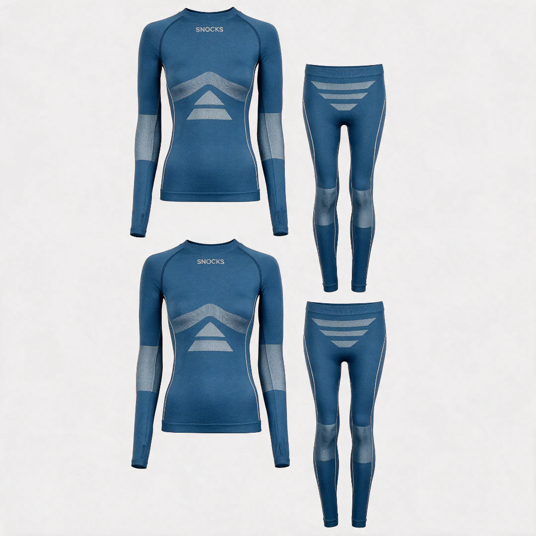 Thermounterwäsche Damen | Blaugrau – 11