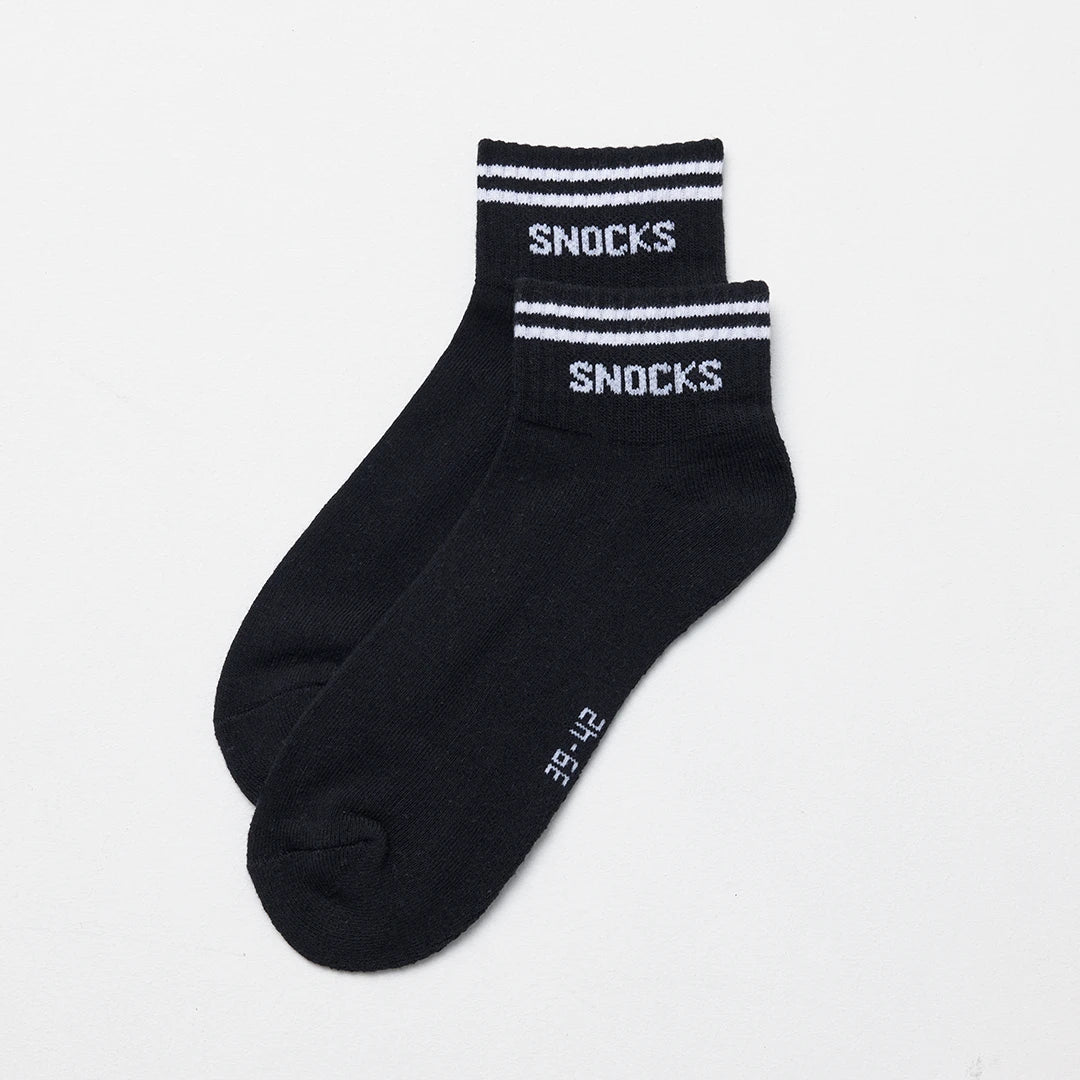Retro Sneaker Socken | Grau (Streifen) – 7