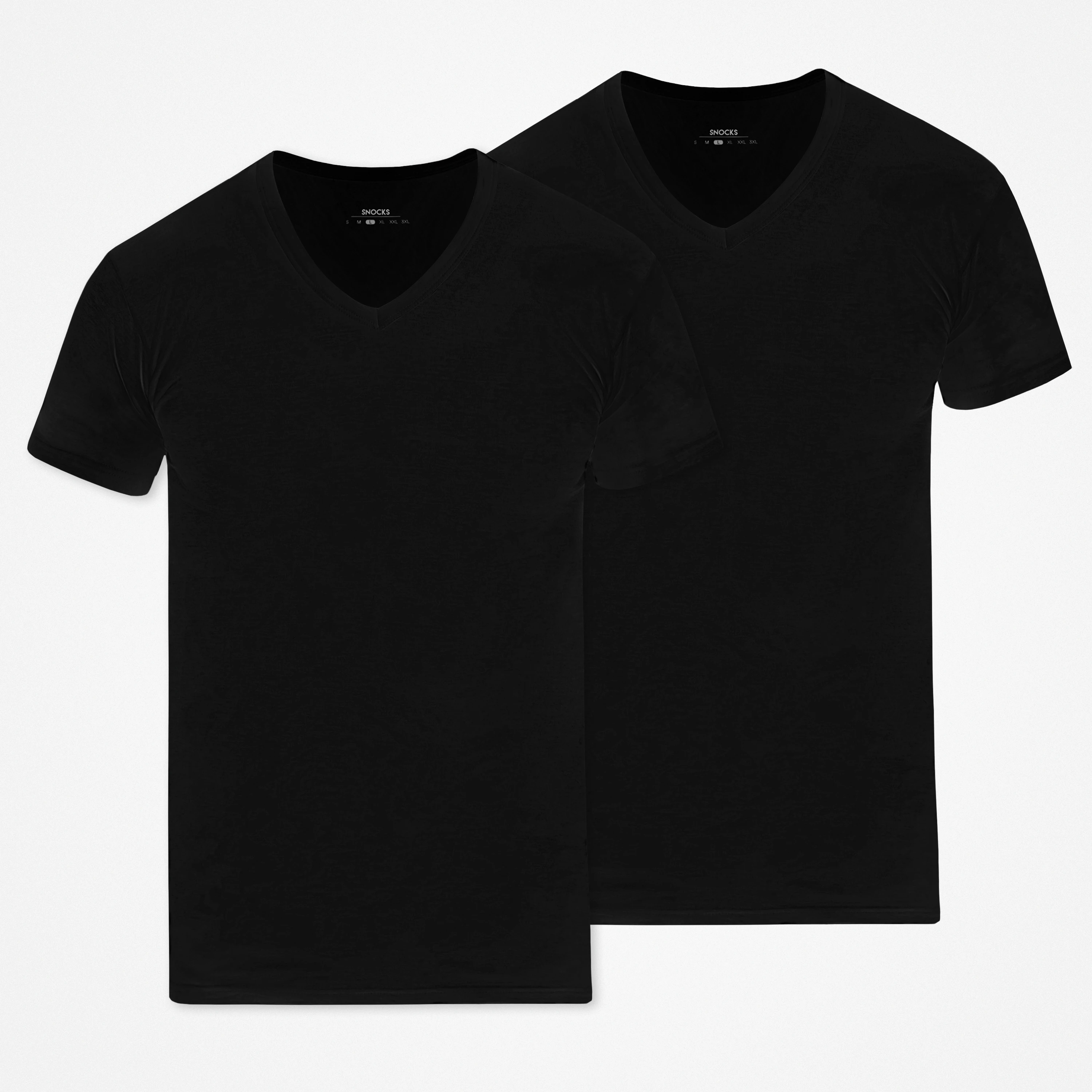 Unterhemd V-Ausschnitt | Schwarz