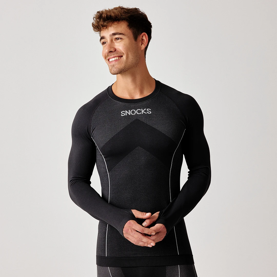 Thermounterhemd Herren | Schwarz – 5