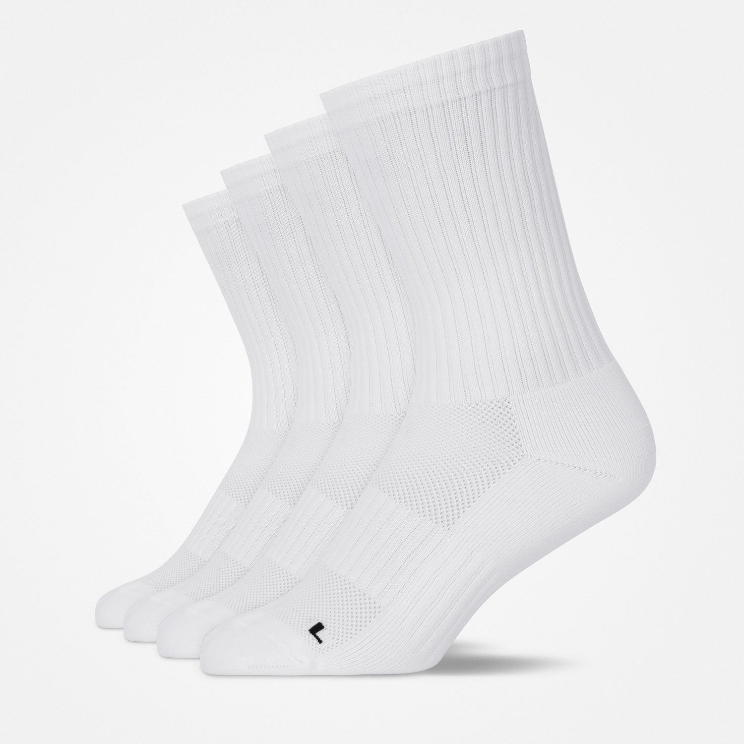 Hohe Laufsocken | Weiß – 9