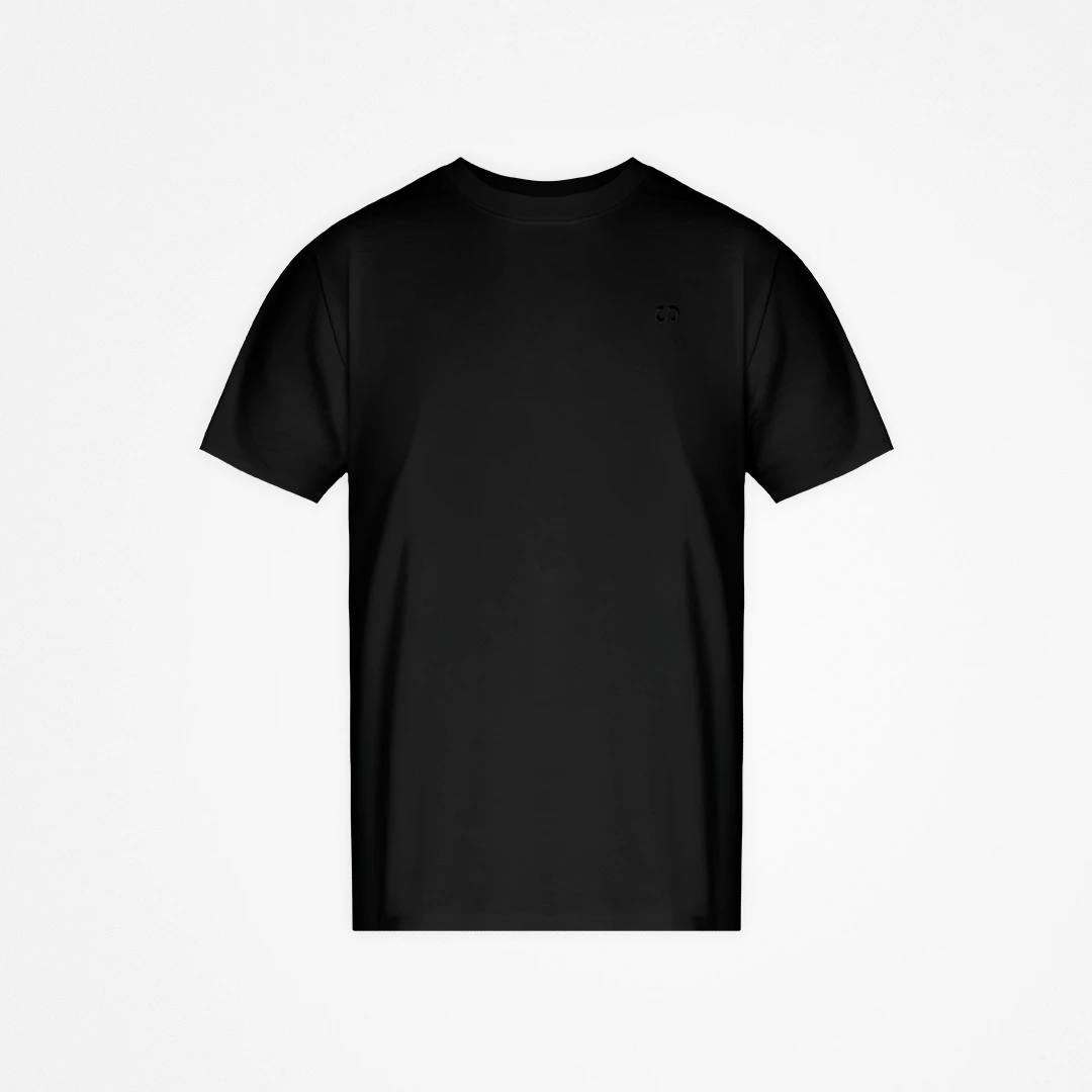 Basic T-Shirt Herren | Schwarz
