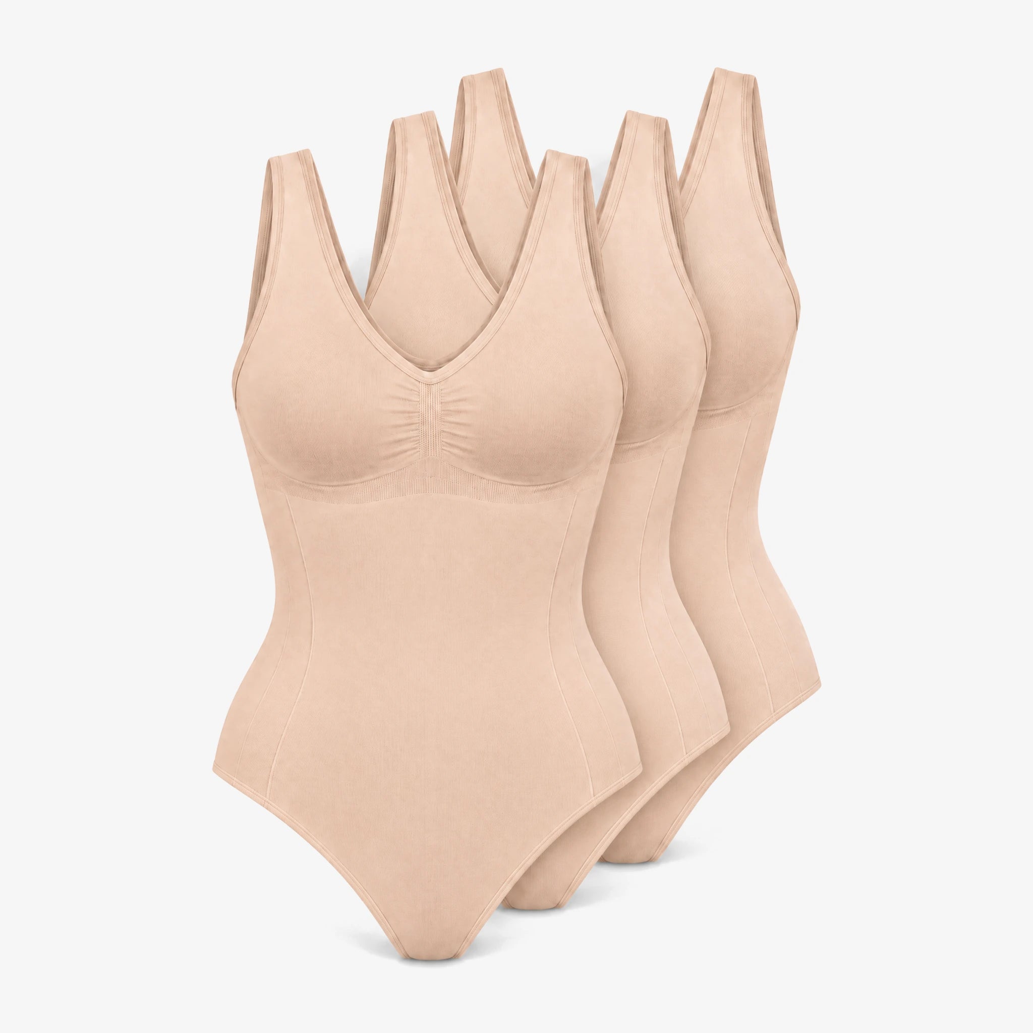 Stark formender Shaping Body mit Cups | Beige – 14