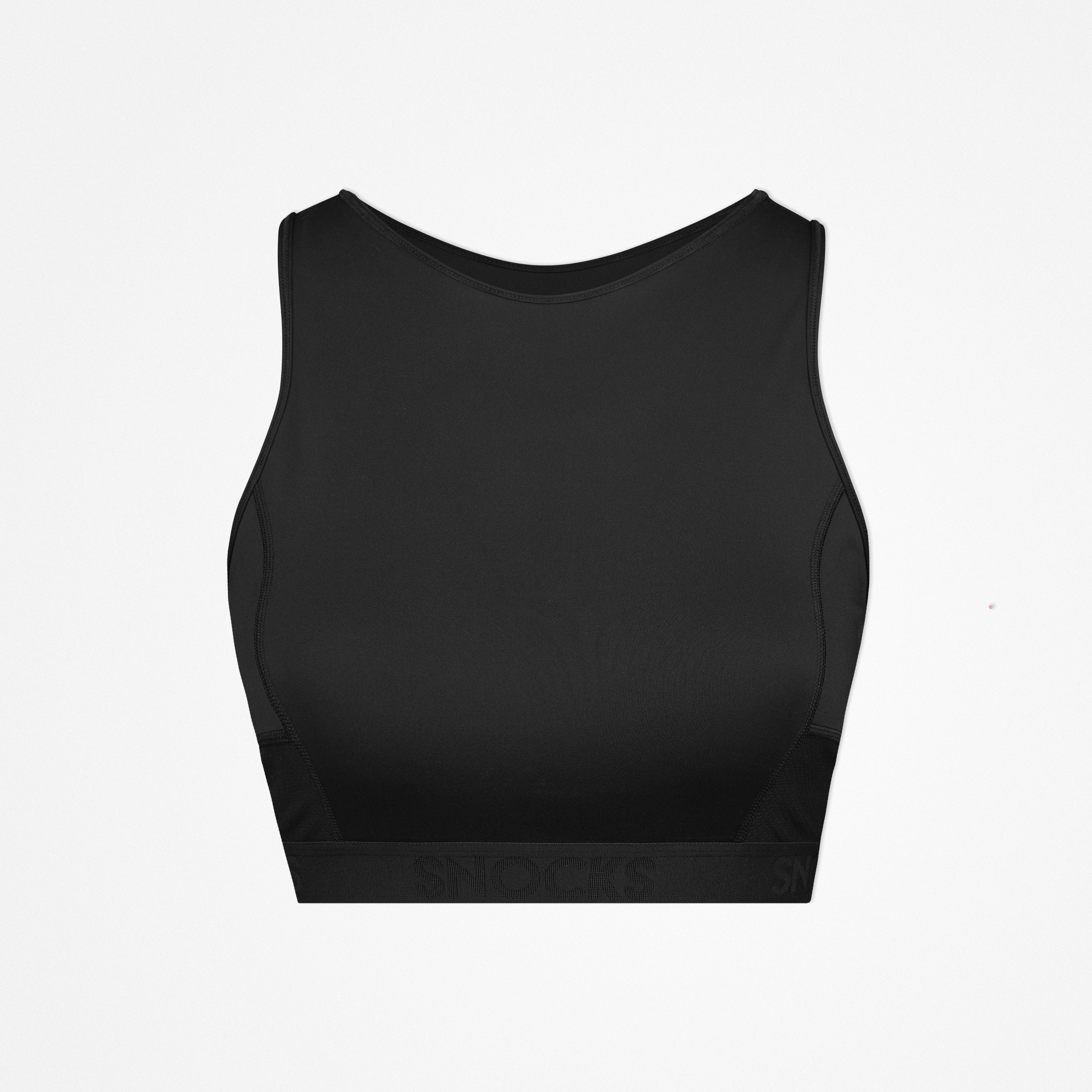 Sport-BH mit Logo | Schwarz – 11