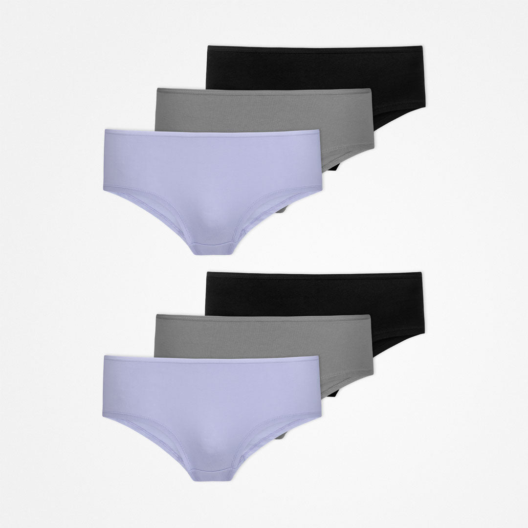 Hipster Panties | Mix (Lila/Grün/Schwarz) – 11