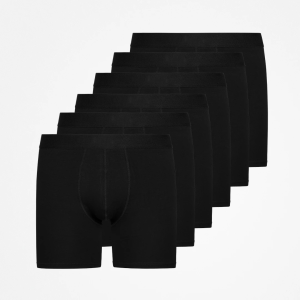 Lange Boxershorts ohne Logo | Schwarz
