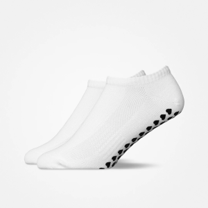 Pilates Socken knöchellang | Weiß