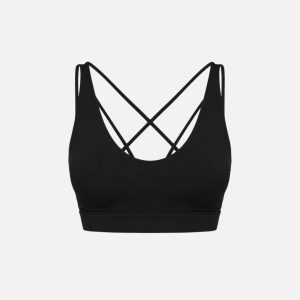 Premium Sport-BH Multi-Strap | Schwarz