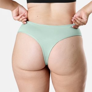 SNOCKS x femtis Period Tanga - SINA Highwaist | Salbei