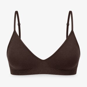Seamless Triangel Bralette | Coffee Bean