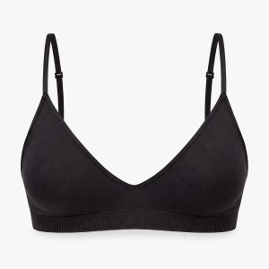 Seamless Triangel Bralette | Schwarz