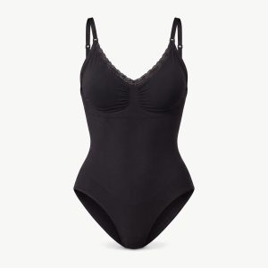 Shaping Body mit Spitze | Schwarz