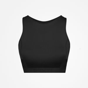 Sport-BH mit Logo | Schwarz
