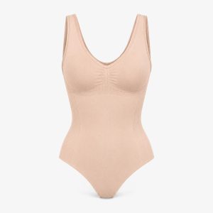 Stark formender Shaping Body mit Cups | Beige